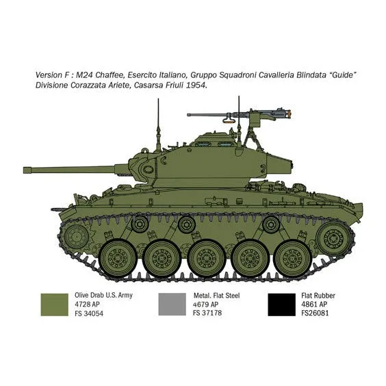 1/35 M24 Chaffee Korean War Plastic Model Kit