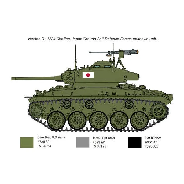 1/35 M24 Chaffee Korean War Plastic Model Kit