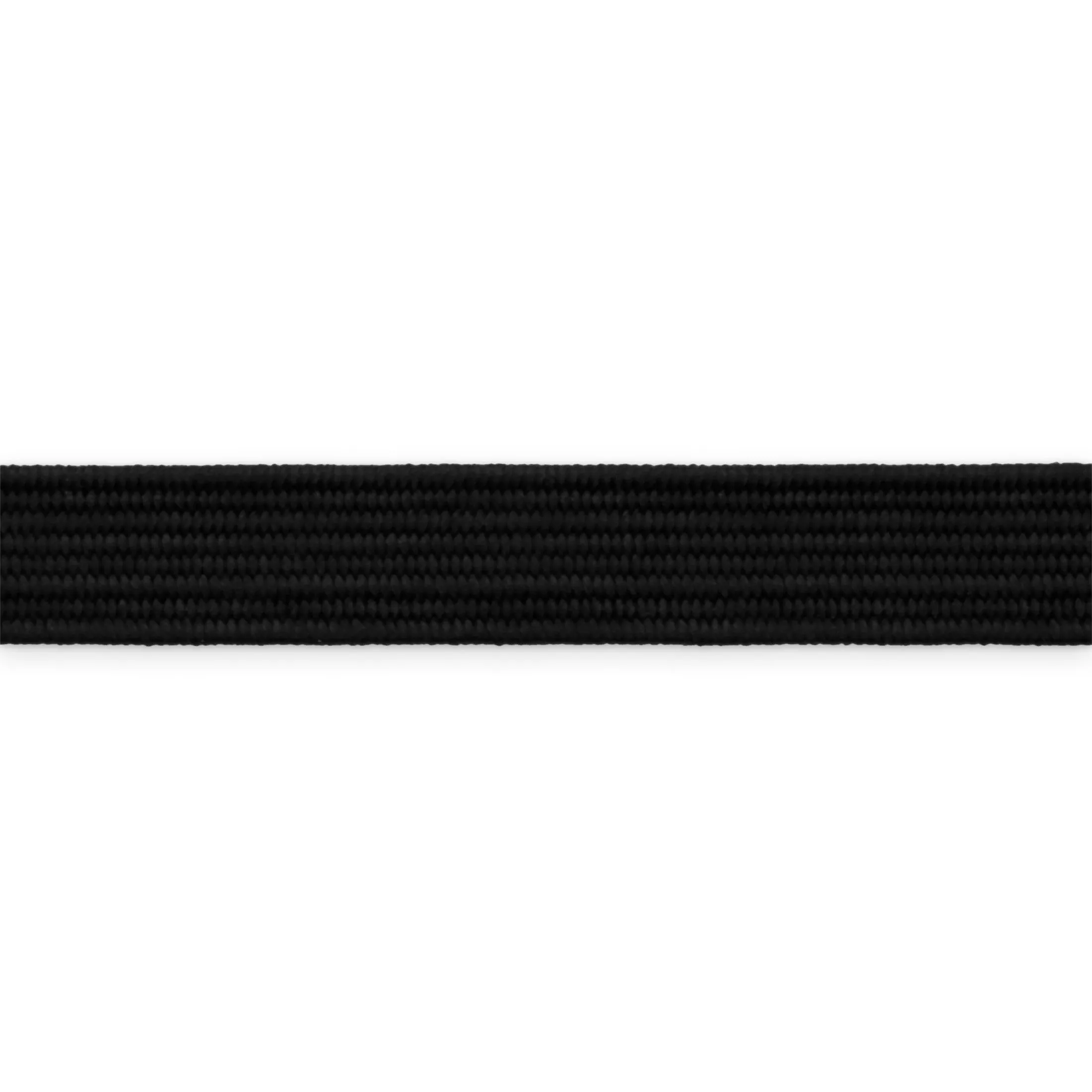 1/4" Braided Elastic, Black