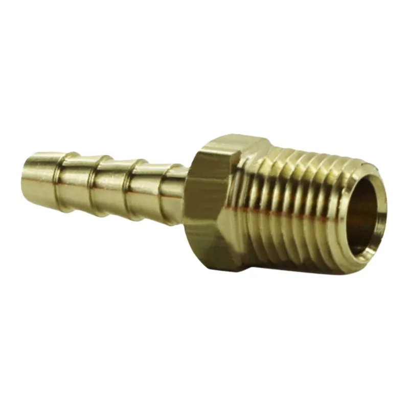 1/4" Hose Barb x 1/4" NPT Brass (sold each)