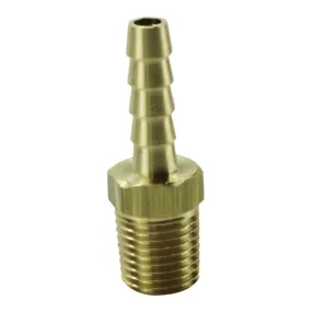 1/4" Hose Barb x 1/4" NPT Brass (sold each)