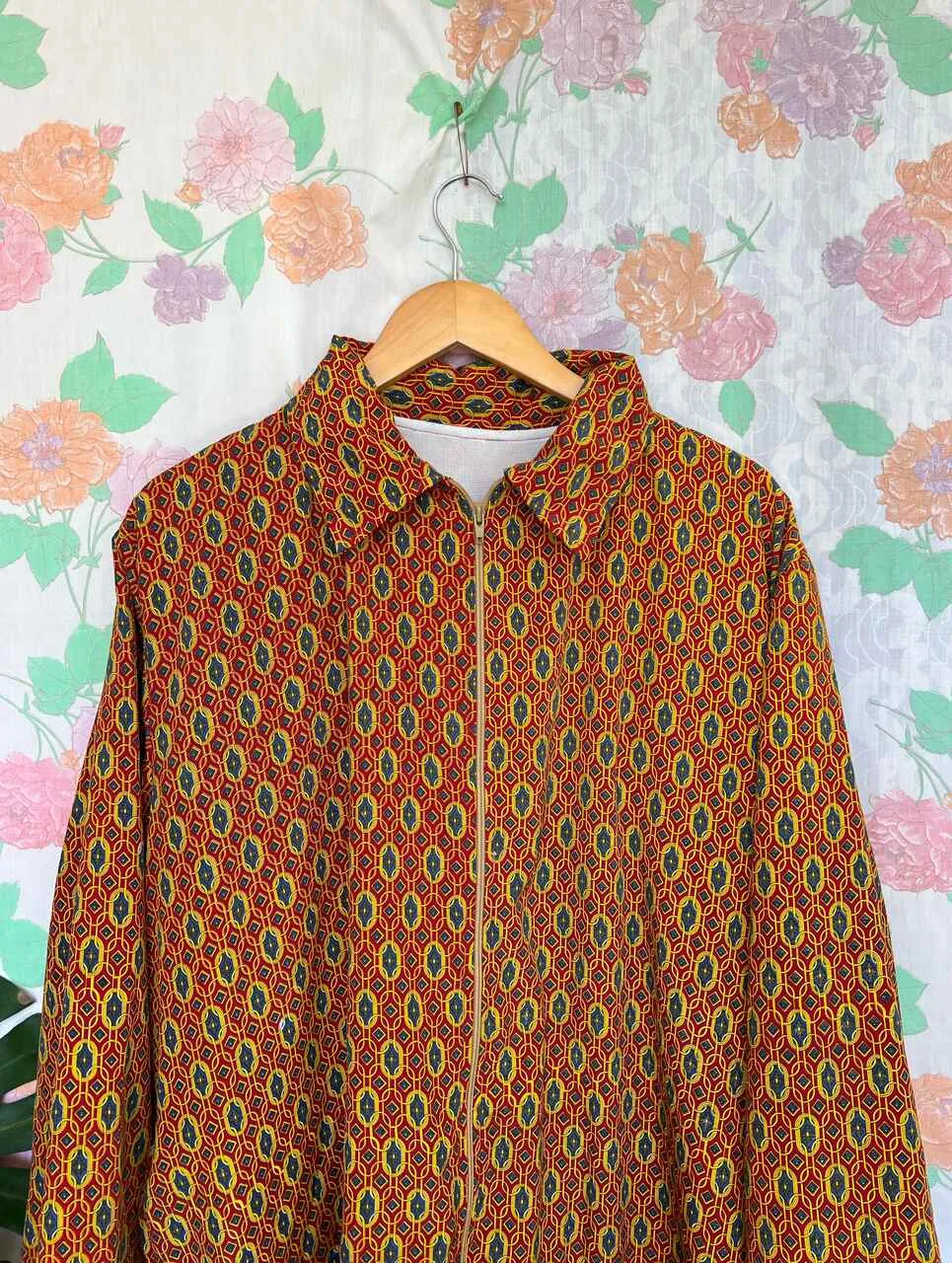 90's Unique Printed Jacket