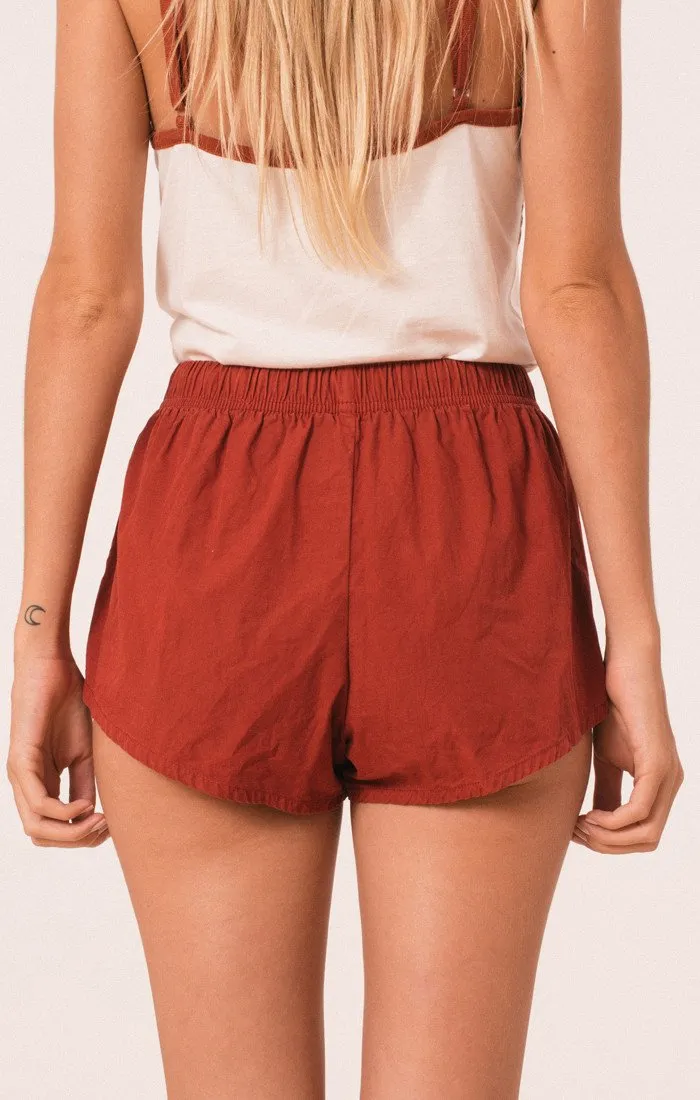 Afends Womens Sunday - Black Acid - Easy Shorts