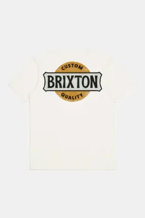 Brixton WENDALL S/S TAILORED T-SHIRT - WHITE