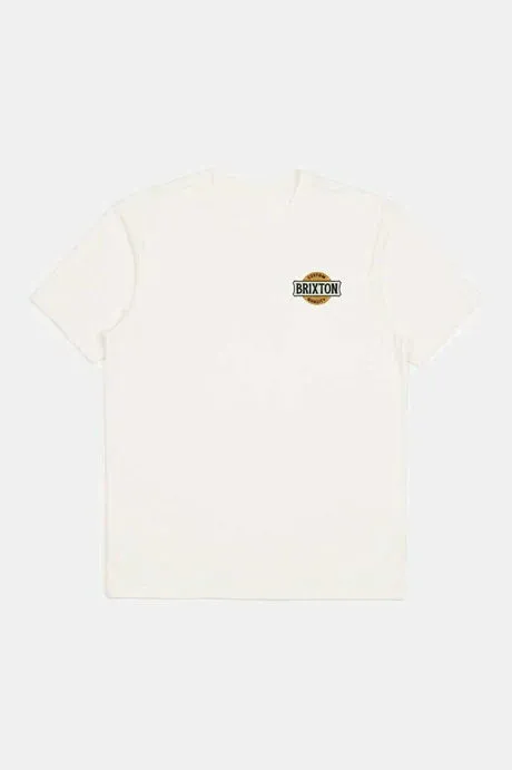 Brixton WENDALL S/S TAILORED T-SHIRT - WHITE