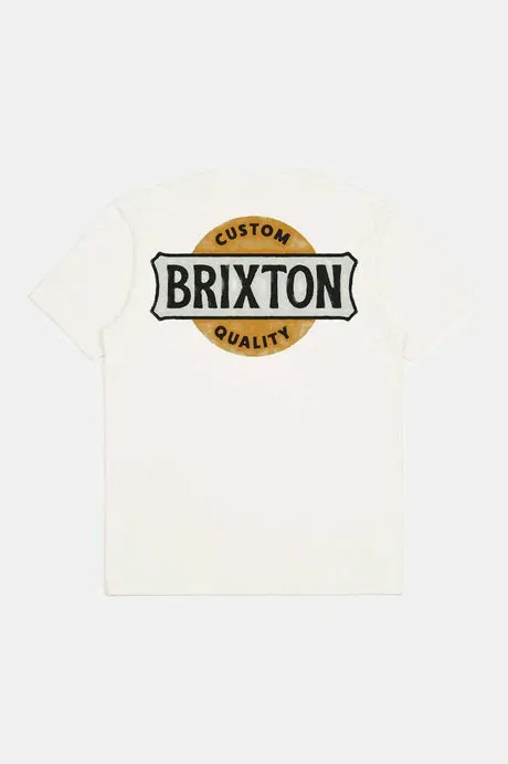 Brixton WENDALL S/S TAILORED T-SHIRT - WHITE