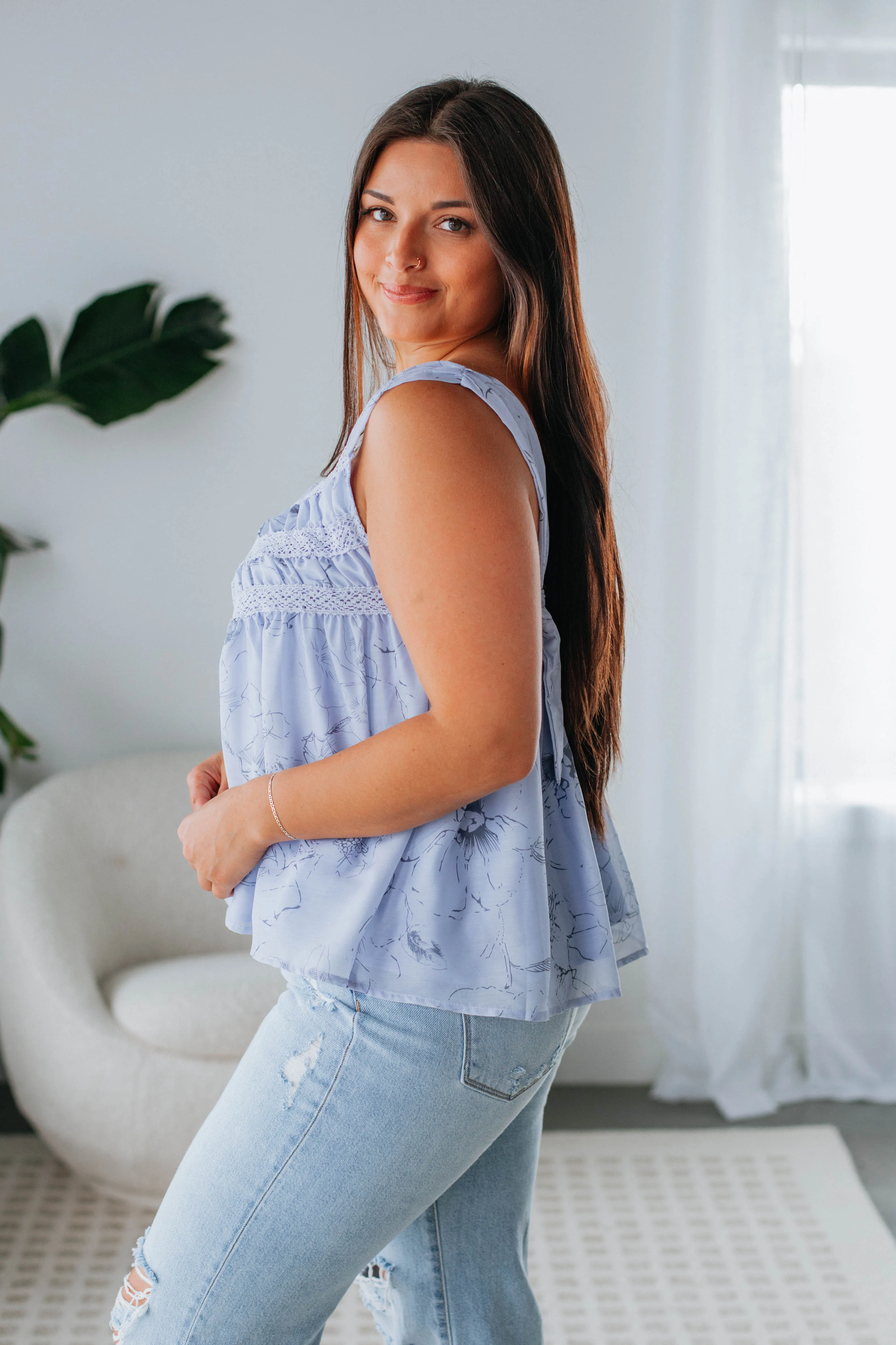 Cecilee Floral Tank