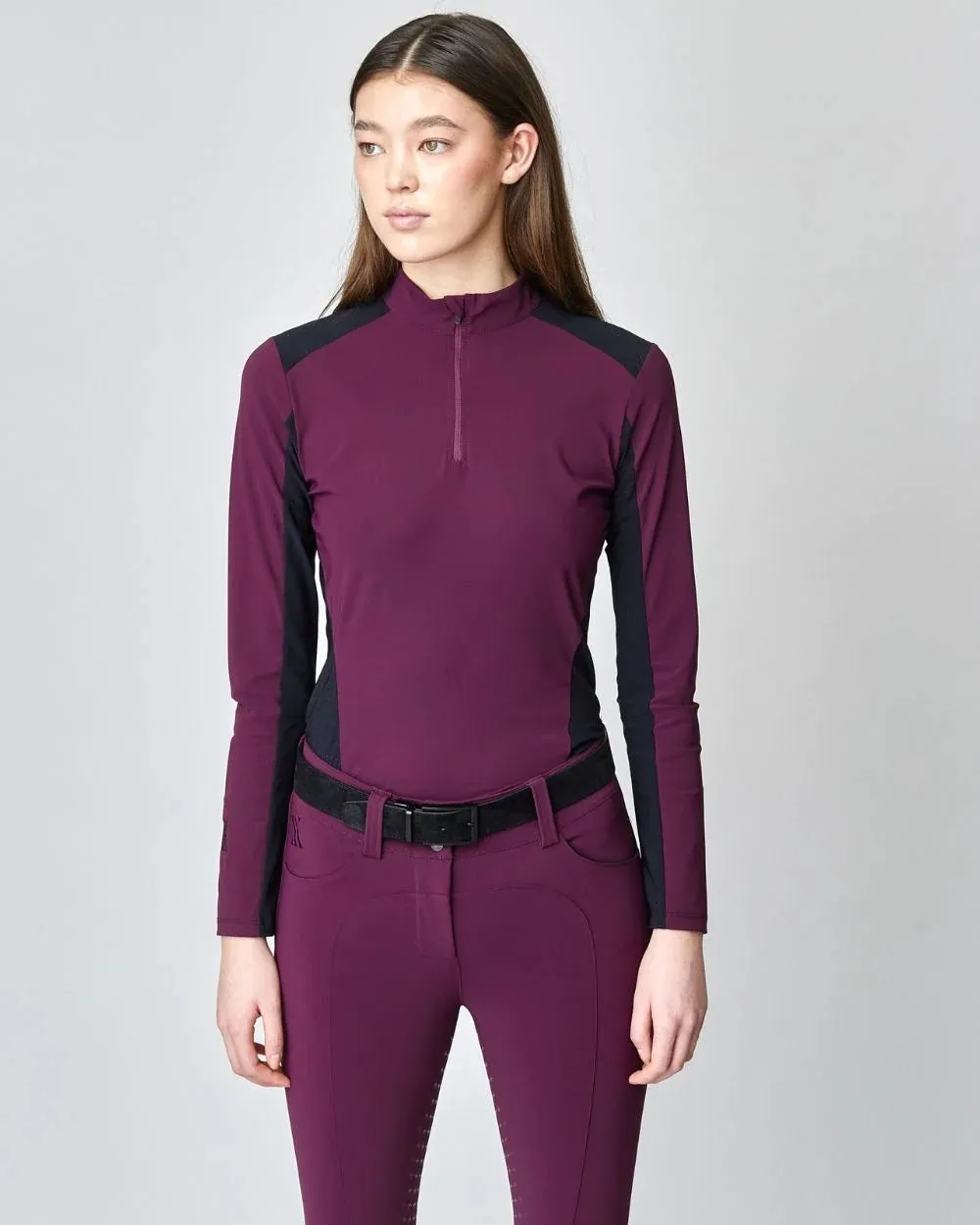 Compression Performance Breeches Burgundy