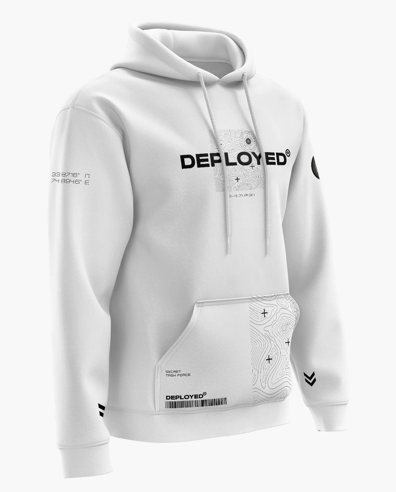 Deployed Terrain Snow Soft Premium Hoodie