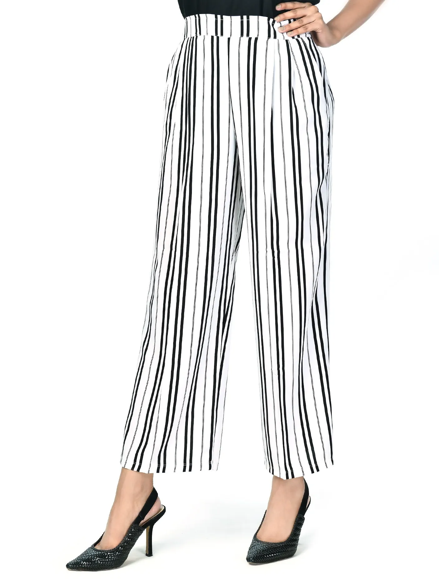 Grip Stripe Wide Pants