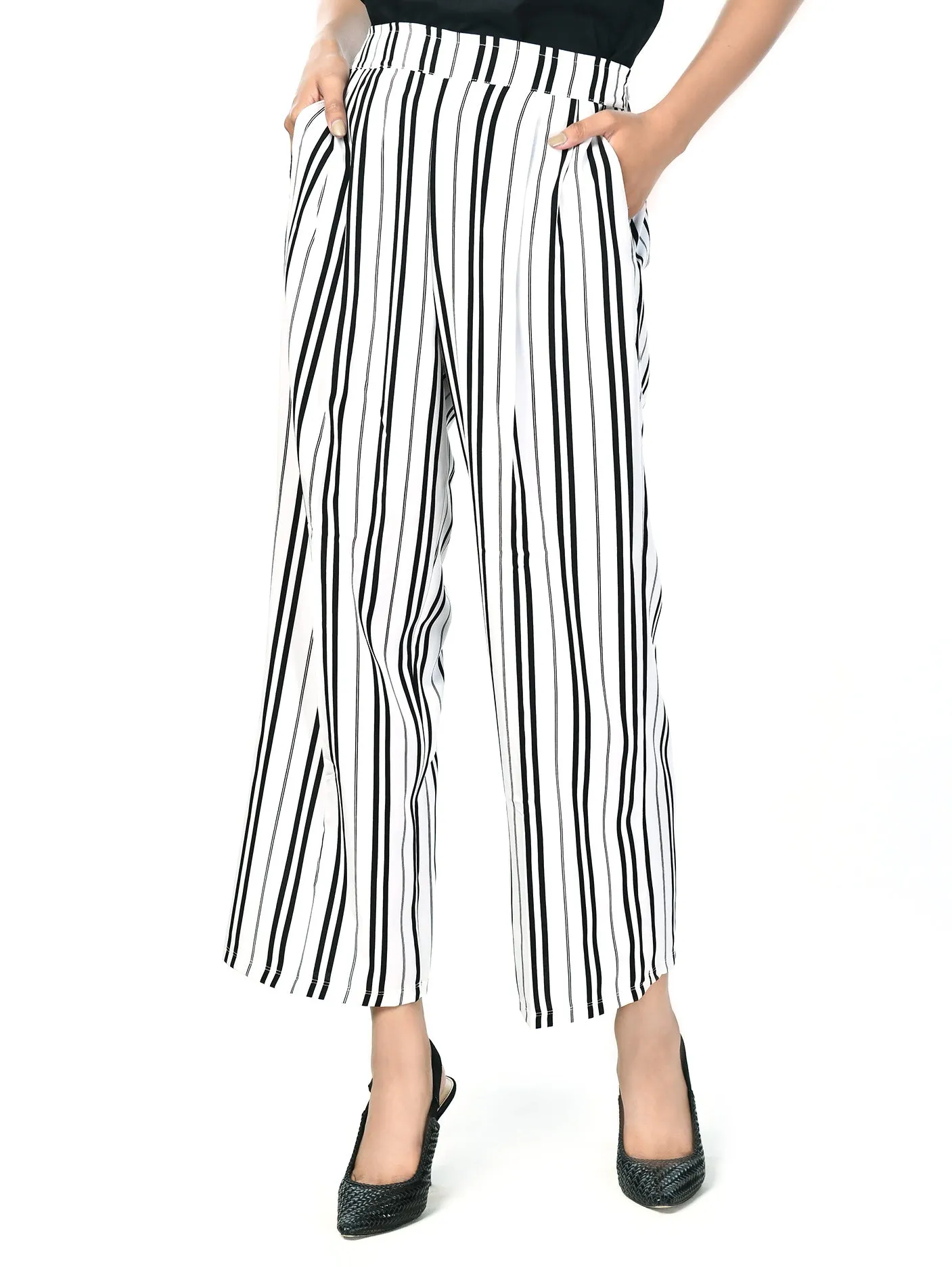 Grip Stripe Wide Pants