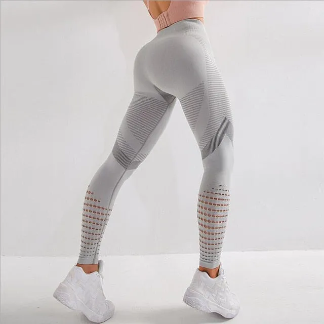 Gym Leggings High Waist Fitness  Women Seamless