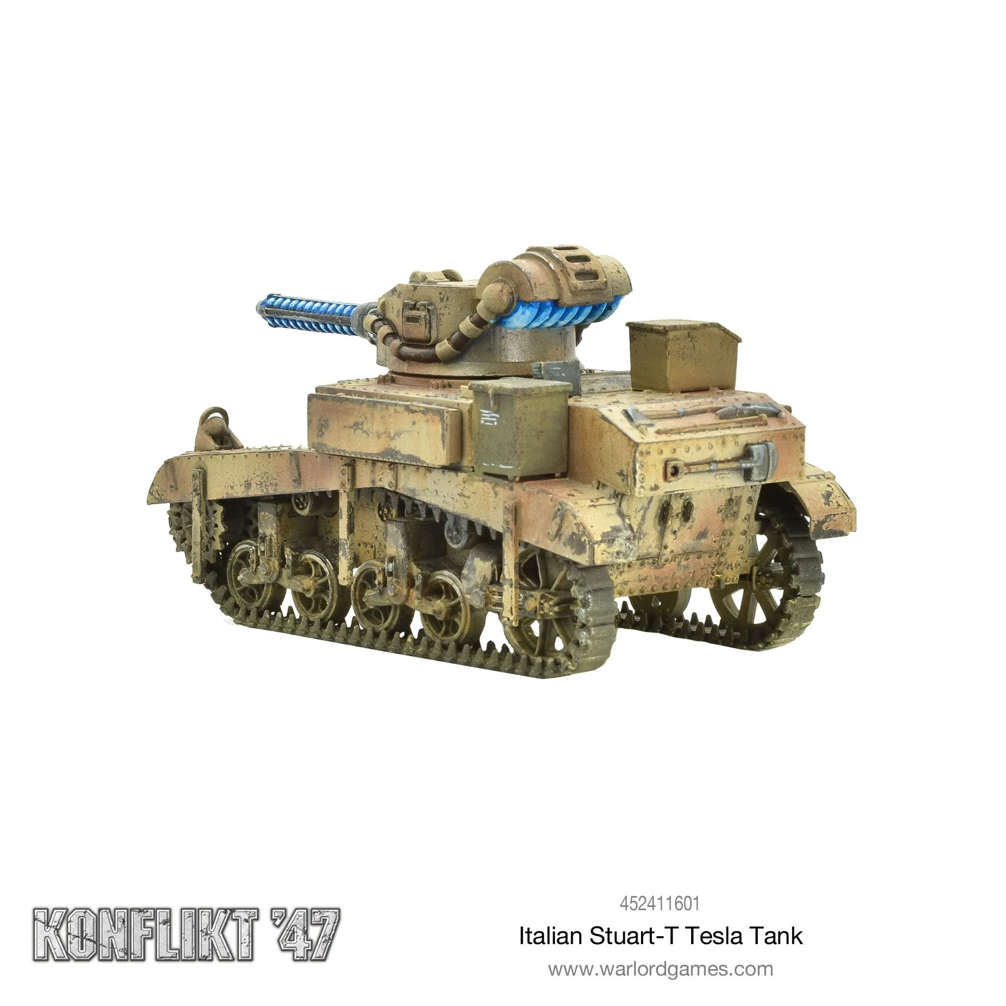 Italian Stuart-T Tesla Tank