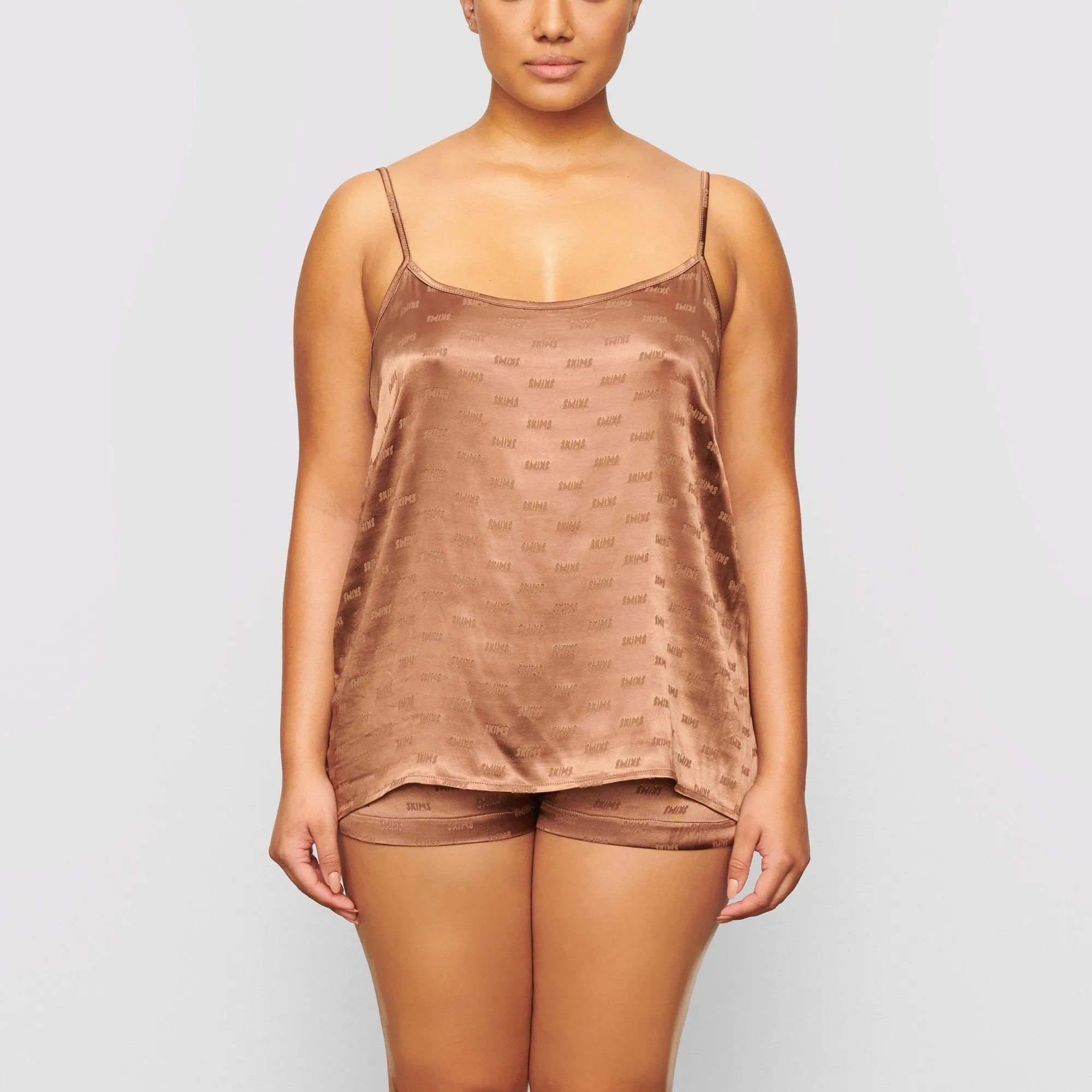 JACQUARD STRAPPY CAMI | JASPER