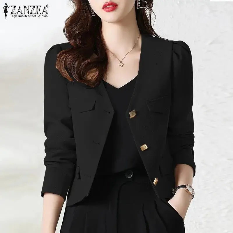 Long Sleeve Buttons Thin Coat Outwear Clothes