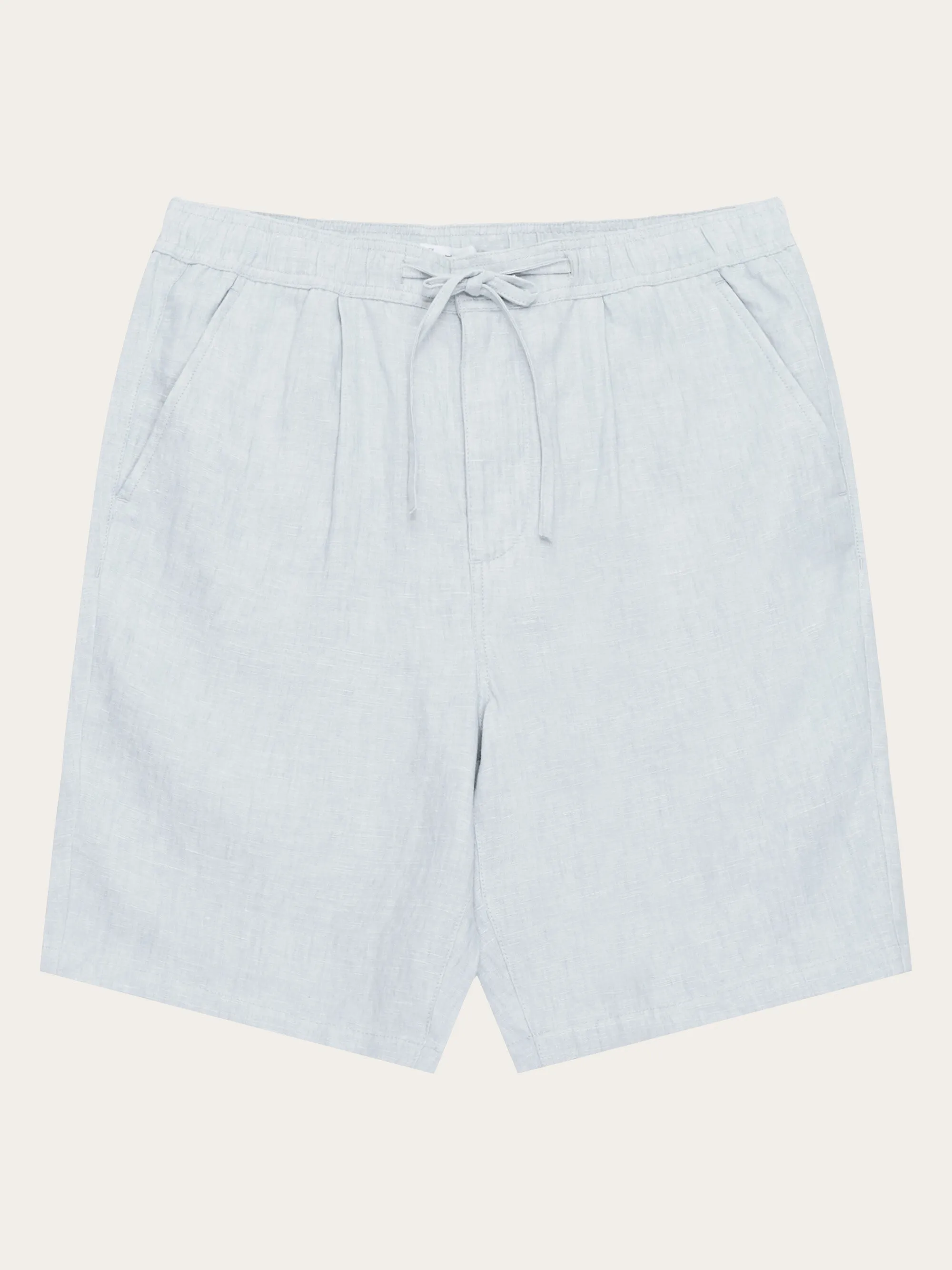 Loose Linen shorts - Dusk Blue