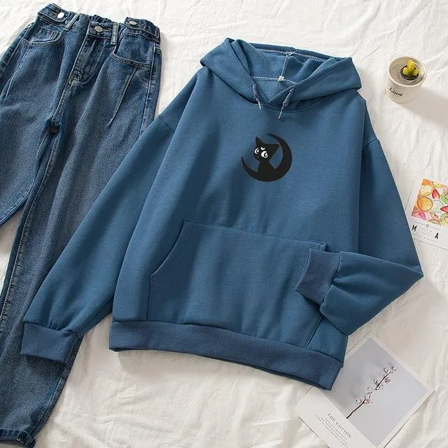 Luna Moon Soft Hoodie