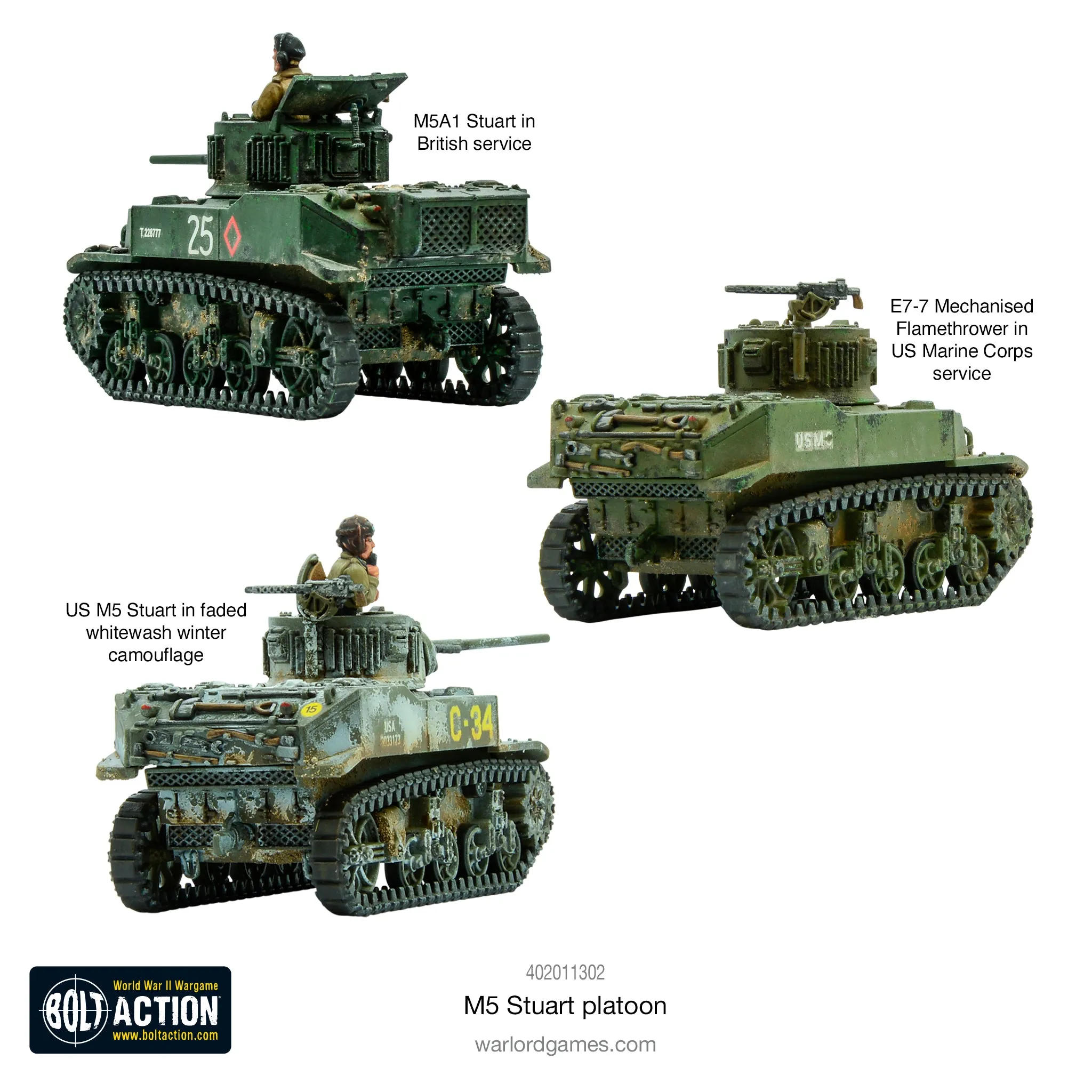 M5 Stuart Platoon