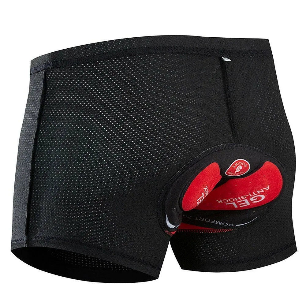 Men Cycling Underwear Shorts Breathable Gel Padded MTB Bicycle Biking Riding Shorts