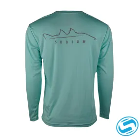 Men's Sodium Popping Snook Performance Long Sleeve Shirt