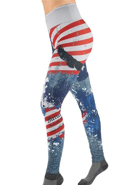 NEW! 2A 'MERICA LEGGING by WSI Made in USA 941BPSM