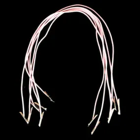 Pink Hat Elastic Prongs x 6