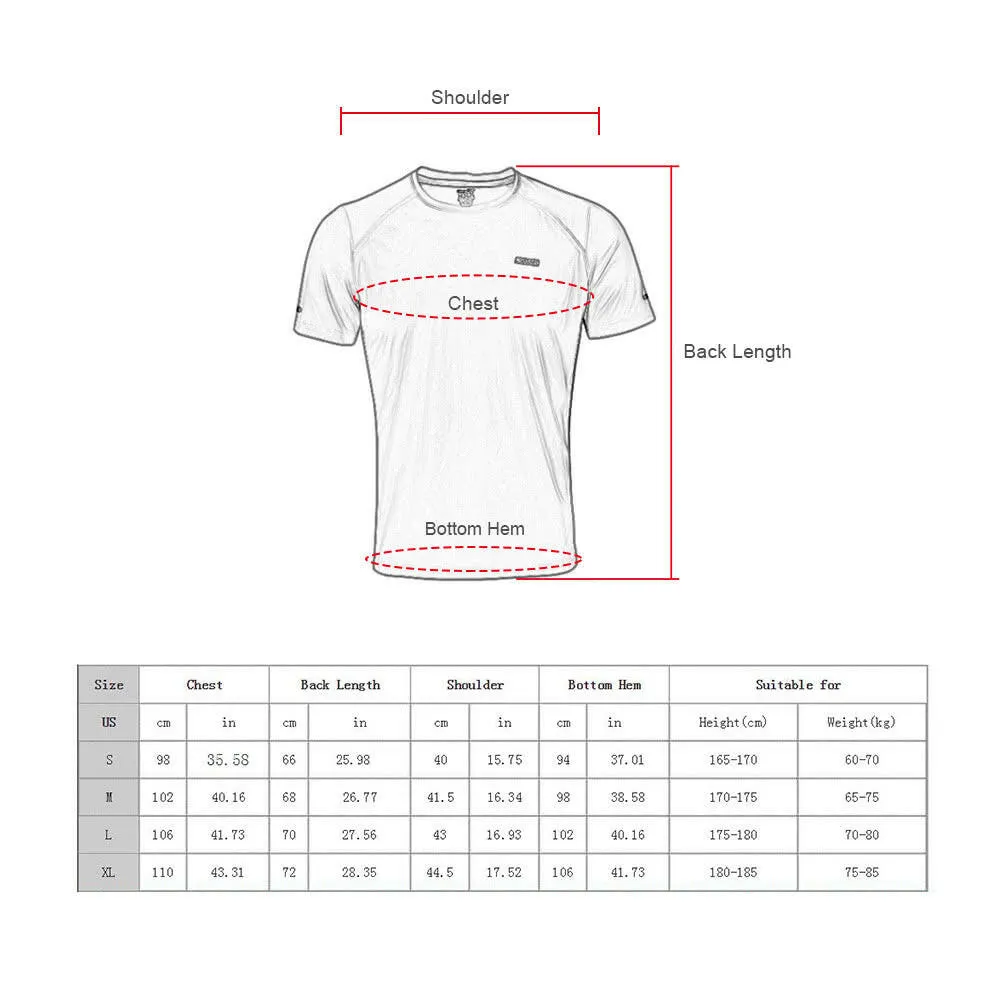 Quick-dry Running Sports Cycling T-shirts Shirts Summer