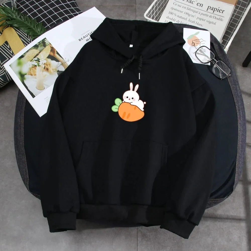 Relaxing Bun Bun the Bunny Soft Hoodie