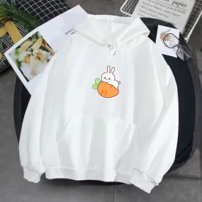 Relaxing Bun Bun the Bunny Soft Hoodie