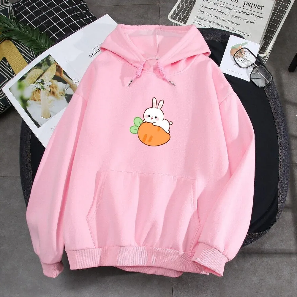 Relaxing Bun Bun the Bunny Soft Hoodie