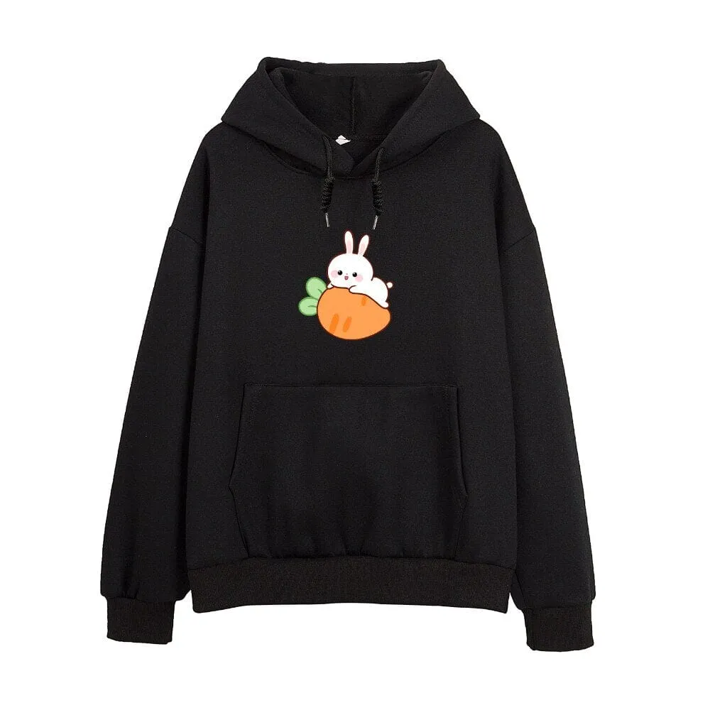 Relaxing Bun Bun the Bunny Soft Hoodie