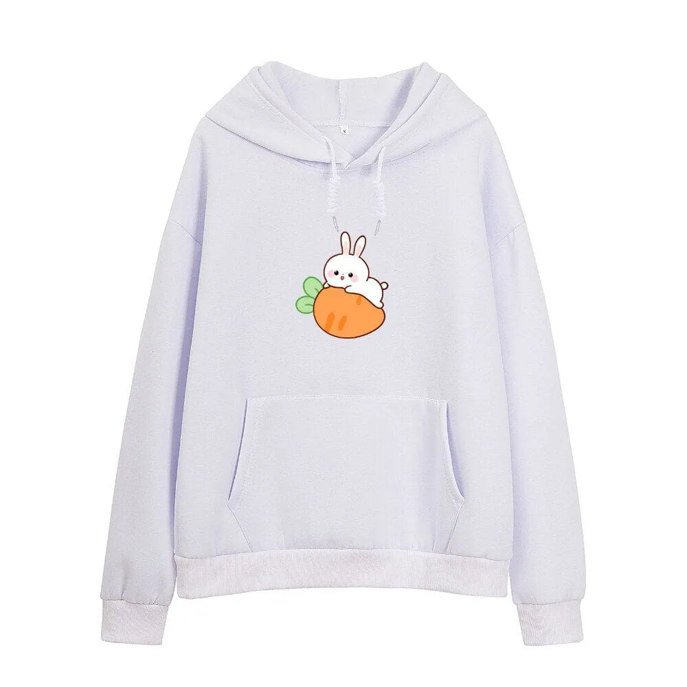 Relaxing Bun Bun the Bunny Soft Hoodie