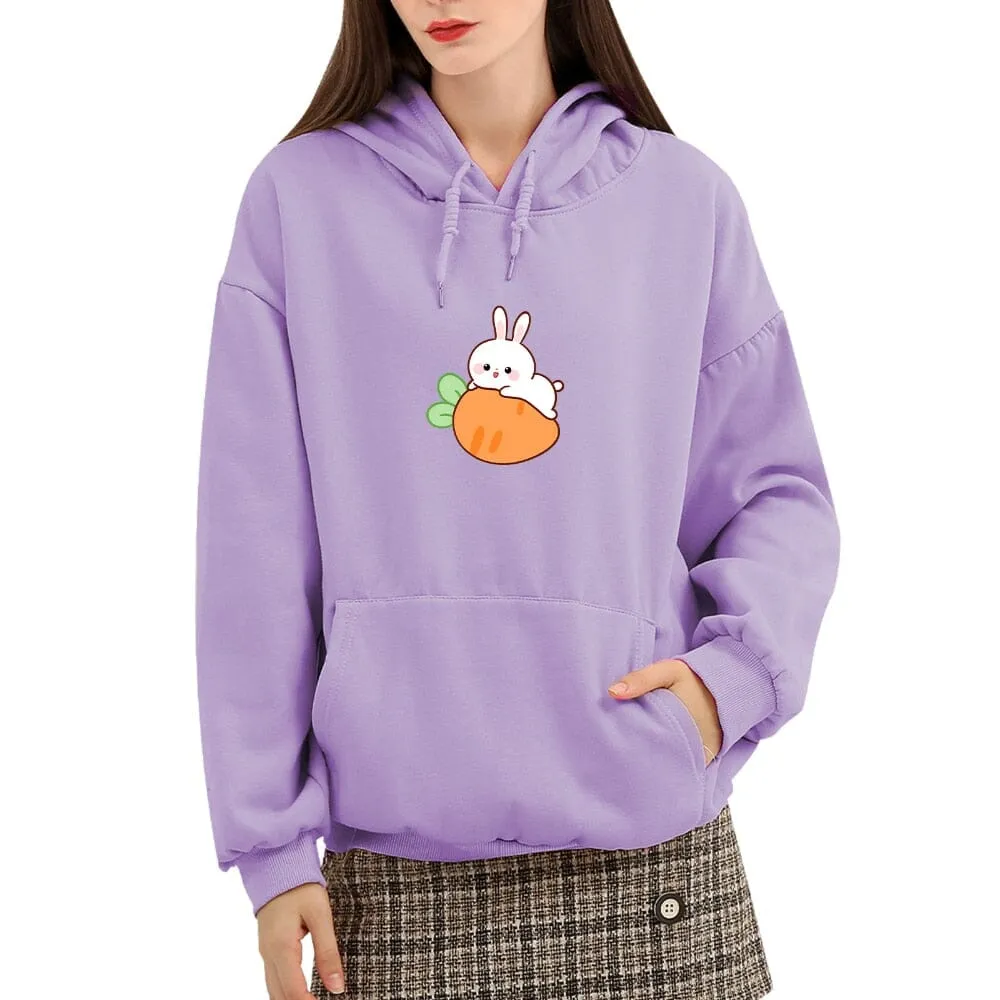 Relaxing Bun Bun the Bunny Soft Hoodie