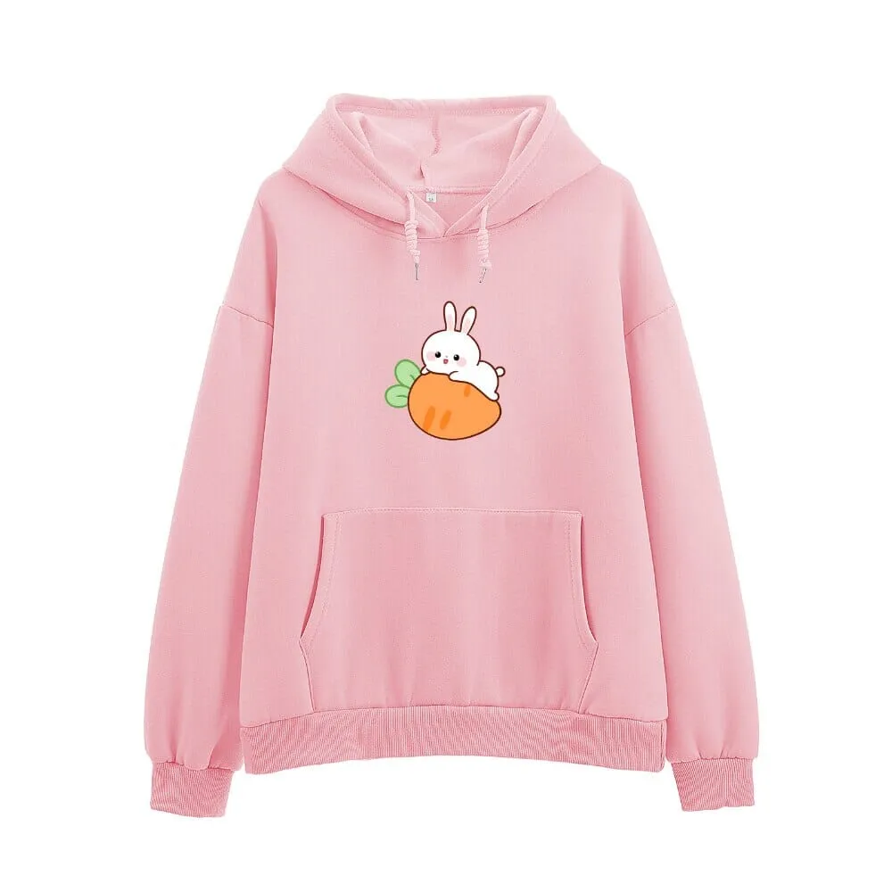 Relaxing Bun Bun the Bunny Soft Hoodie