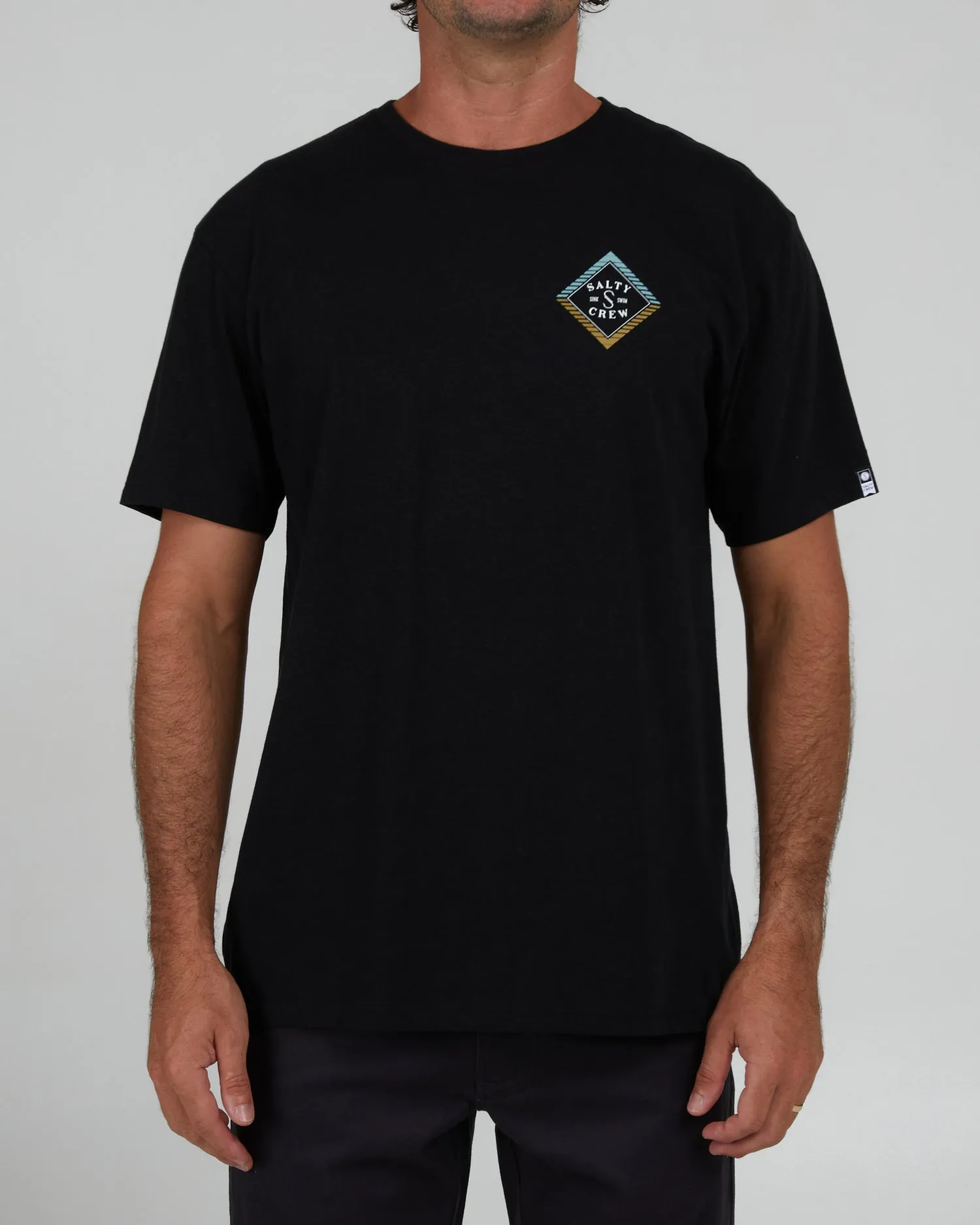 Salty Crew Faded Black S/S Premium Tee - BLACK