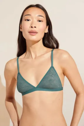 SOFT STRETCH Lace Bralette in Agave