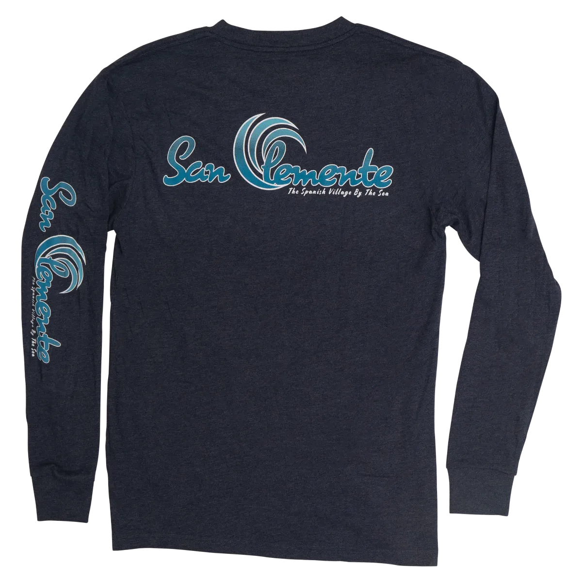 Sun Diego San Clemente Script L/S - Heather Navy