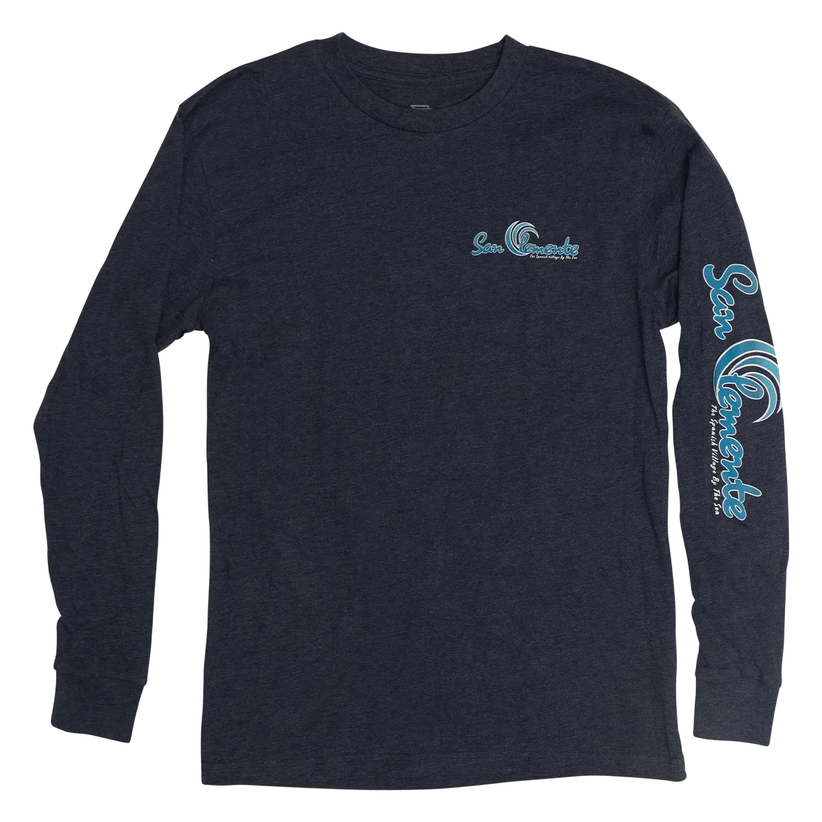 Sun Diego San Clemente Script L/S - Heather Navy