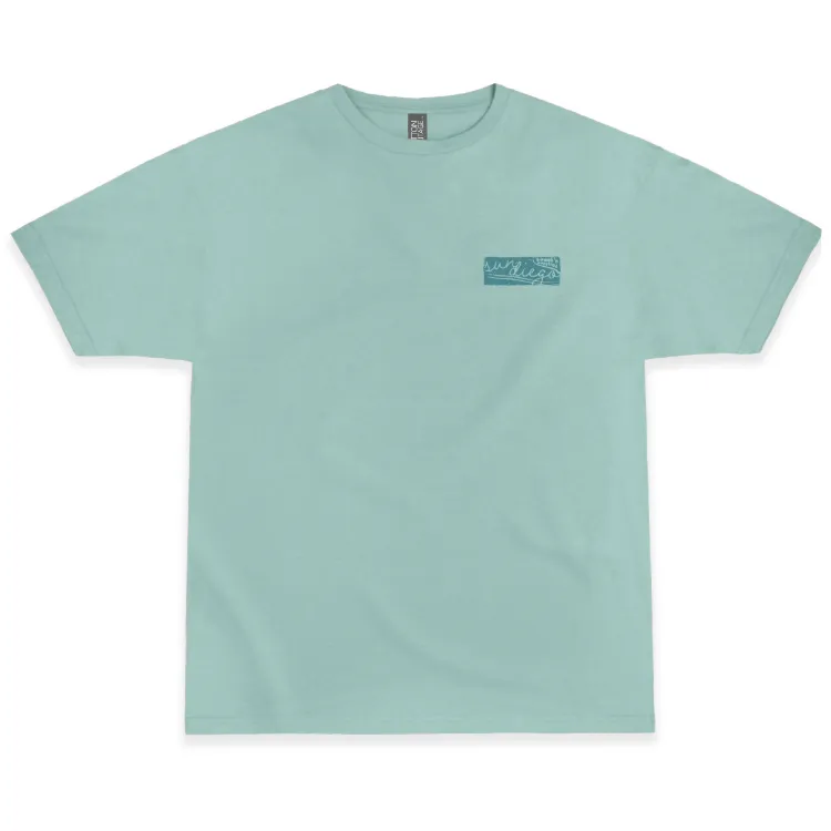 SunDiego Party @ 34 Short Sleeve Tee - Seafoam