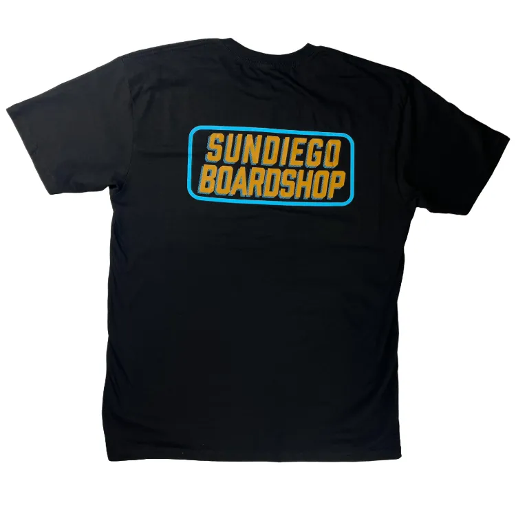 SunDiego SD BOARDSHOP T-Shirt - Black