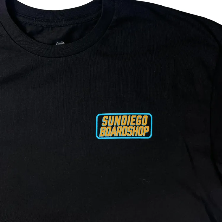 SunDiego SD BOARDSHOP T-Shirt - Black