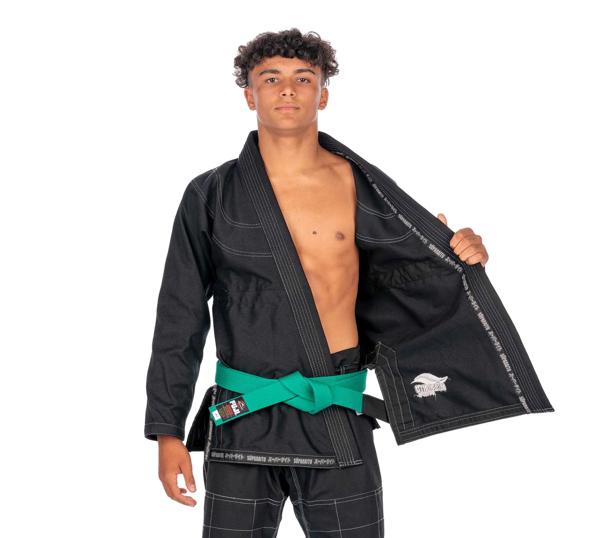 Suparaito Kids Black BJJ Gi