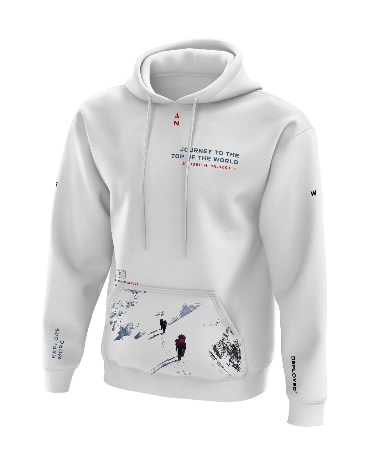 TOP OF THE WORLD Snow Soft Premium Hoodie