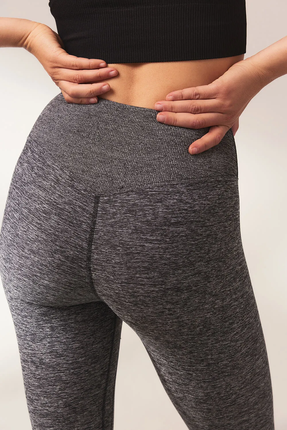 Ultimate Soft-Touch High Waisted Leggings - Dark Grey Marl