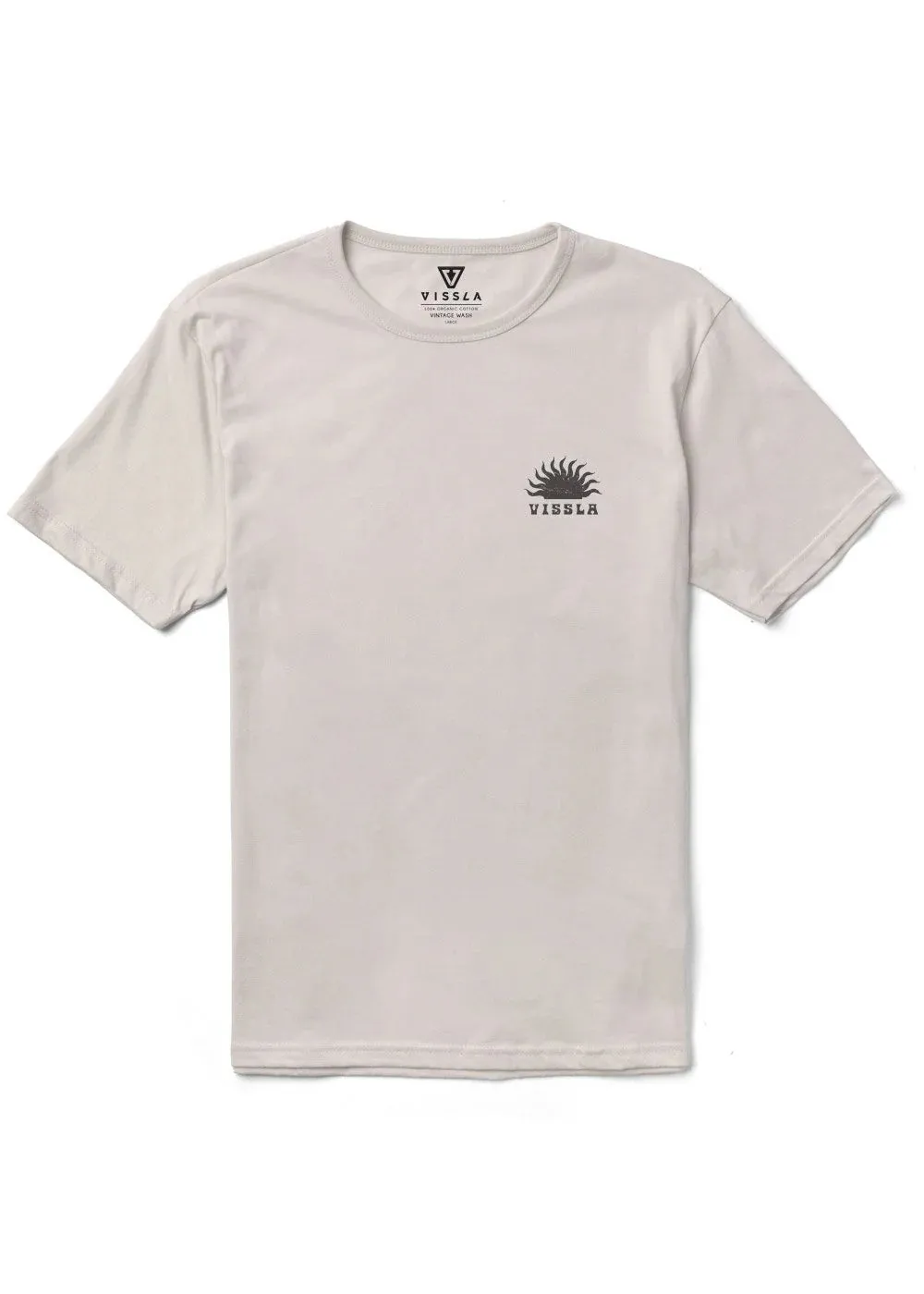 Vissla COSMIC TIDES ORGANIC TEE - BONE