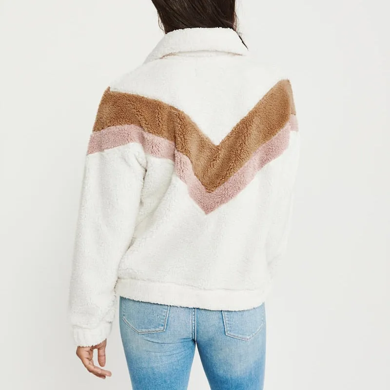 Warm Hoodies For Women Winter Patchwork