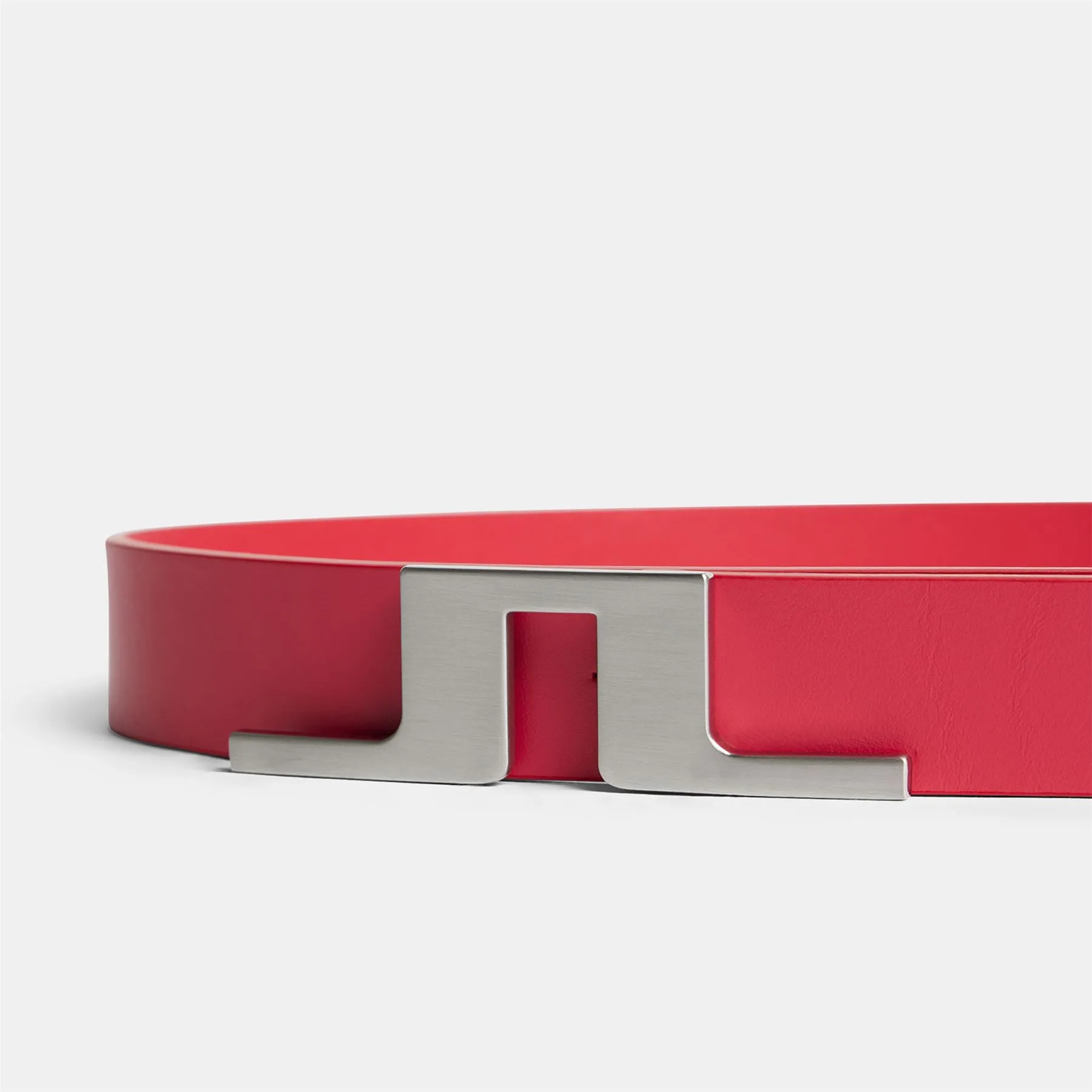 Womens Betsy Leather Belt Rose Red - AW23