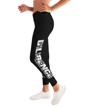 Womens High Waist Fitness Leggings / Yoga Pants, Bold Diligence by inQue.Style