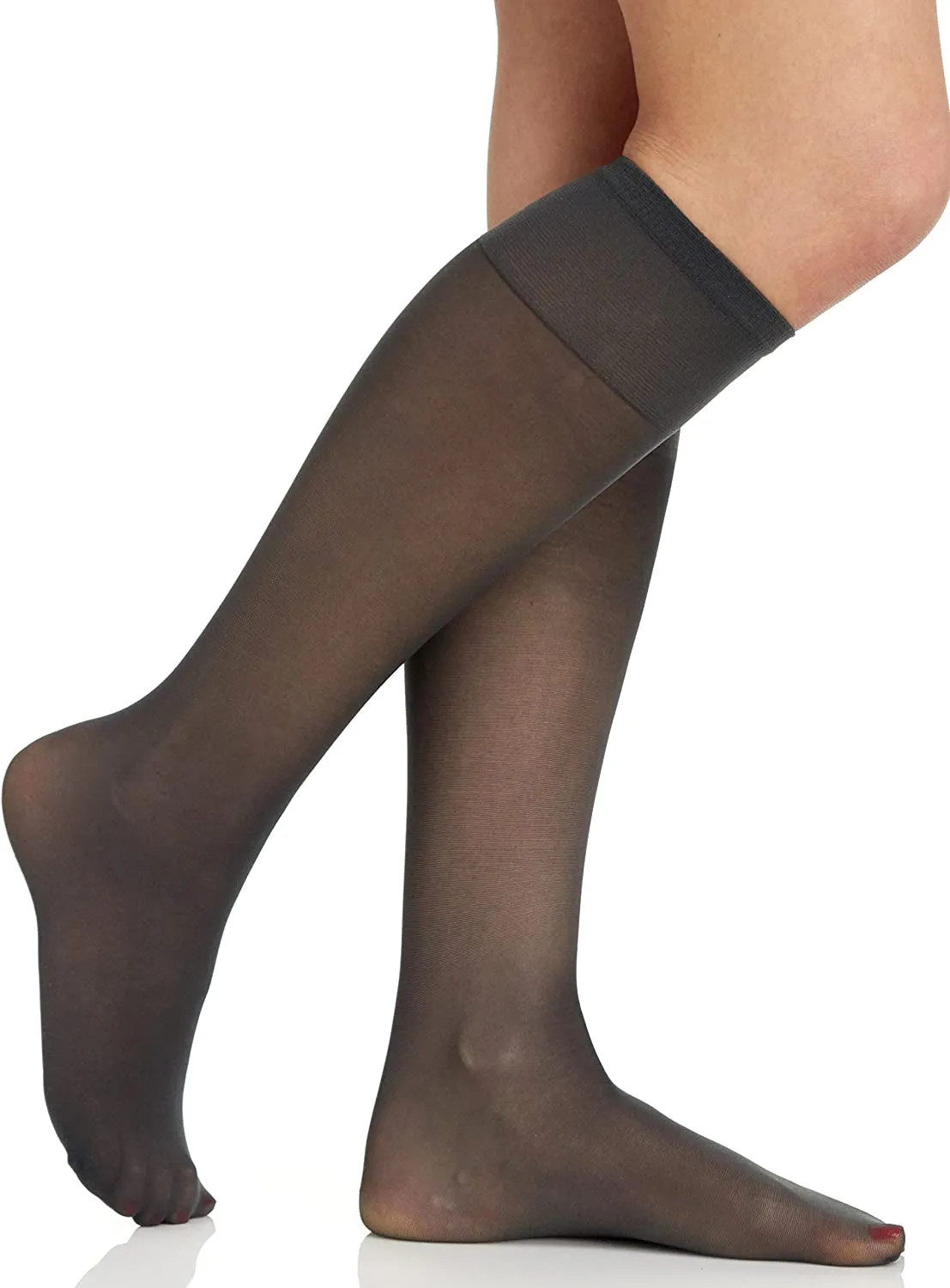 Women's Sheer Support Knee High Pantyhose